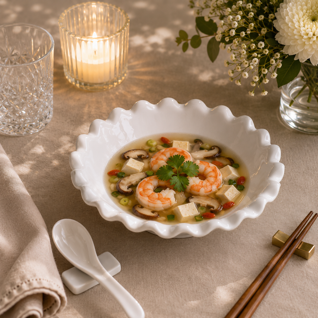 White porcelain sun bowl