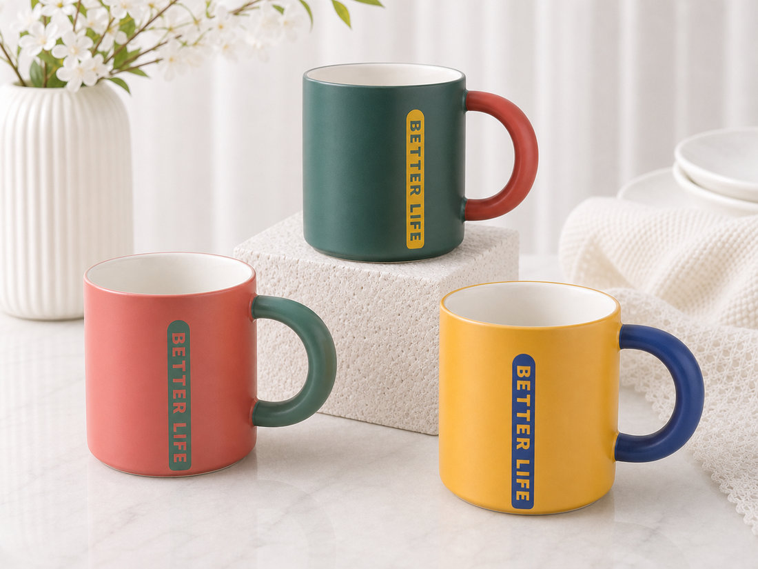 Morandi Ceramic Mug (No Lid)