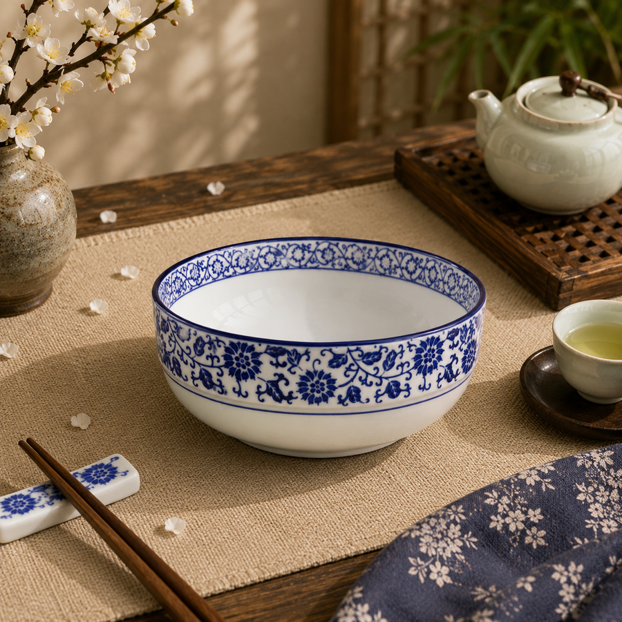 Lotus vine noodle bowl