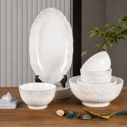 Marble Stone Pattern Ceramic Tableware Set
