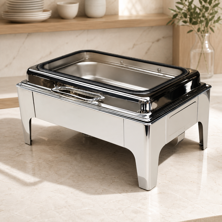 6L Round Large Glass Dining Stove