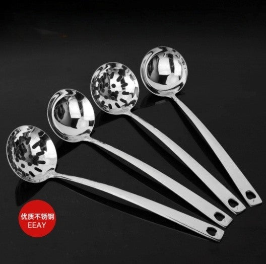 AY Apple Handle 3-Li 201 Stainless Steel Size 7 Soup Ladle Soup Skimmer