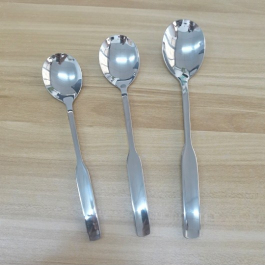 AY Chinese Style Stainless Steel Soup Spoons