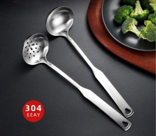 AY Elegant Satin Finish Series 304 Stainless Steel Size 7 Soup Ladle Soup Skimmer