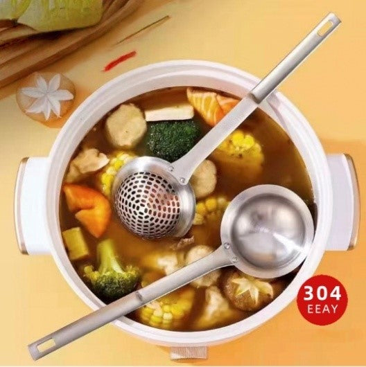 AY European Style Series 304 Stainless Steel Size 8 Soup Ladle Soup Skimmer
