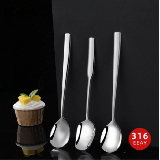 AY Korean Style 316 Stainless Steel Soup Spoons