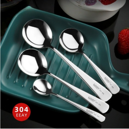 AY Naya Series 304 Stainless Steel Round Spoons and Coffee Spoon