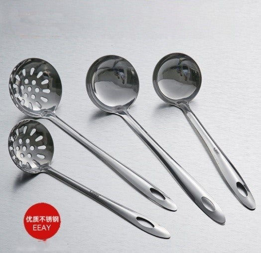 AY Plain Pointed Handle 1.2-Li 201 Stainless Steel Size 6 7 8 Soup Ladle Soup Skimmer