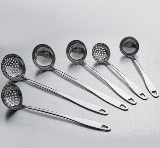 AY Premium 201 Stainless Steel Size 6 7 8 Soup Ladle Soup Skimmer