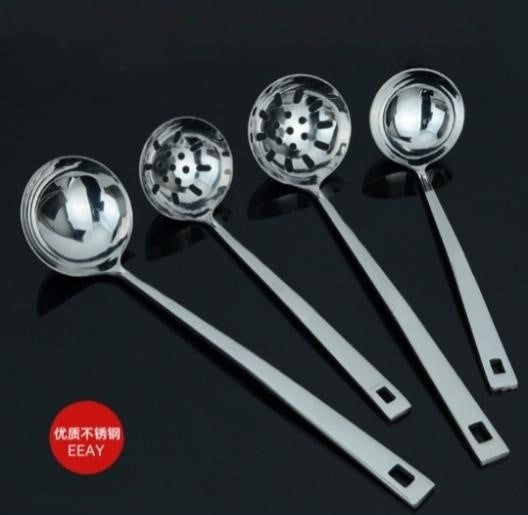 AY Premium Series 410 Stainless Steel Size 6 7 Soup Ladle Soup Skimmer