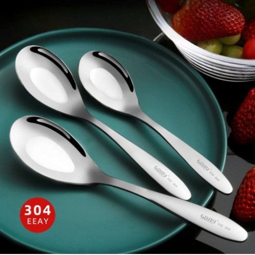 AY Youzhi 304 Stainless Steel Flat Spoons