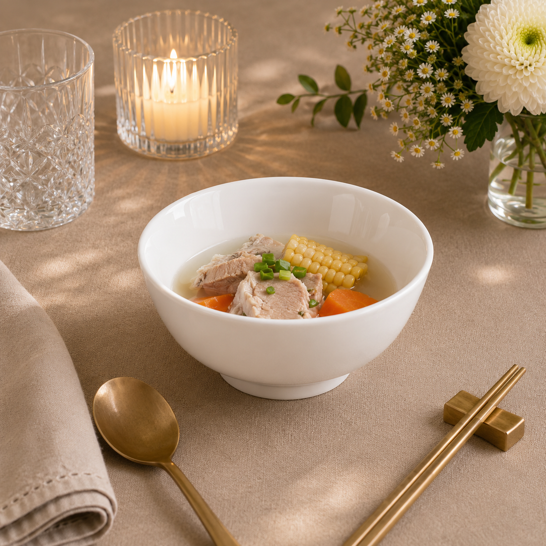 White porcelain Luohan bowl