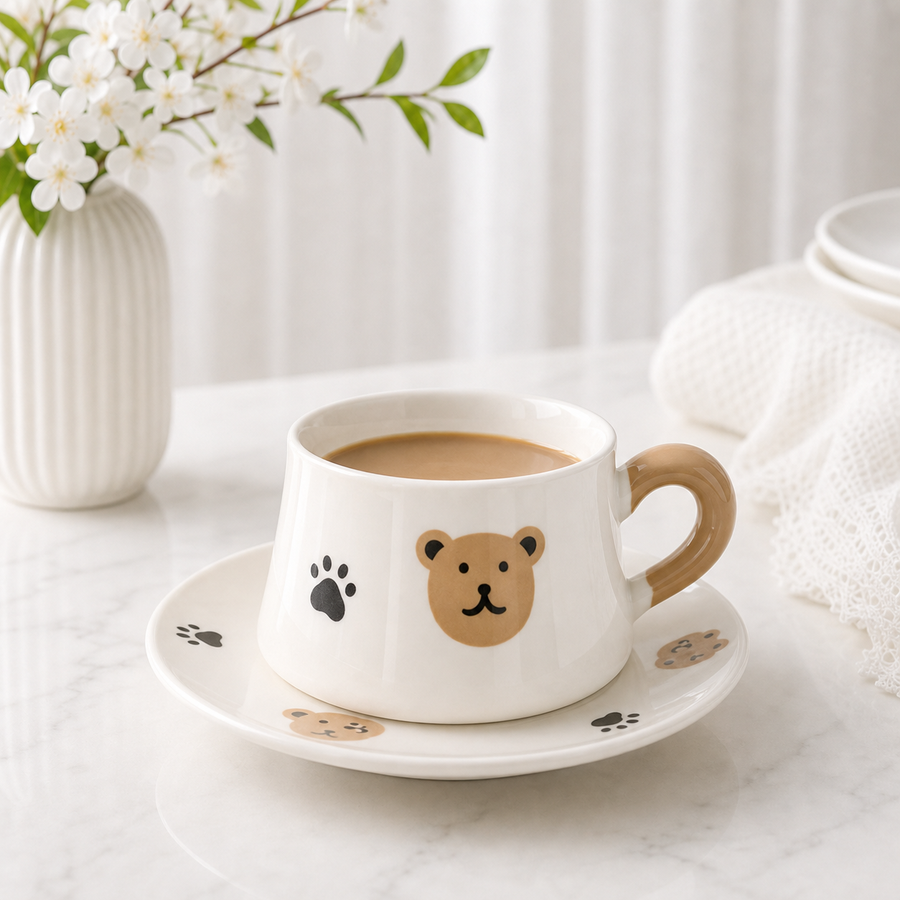 Bear Cup & Saucer