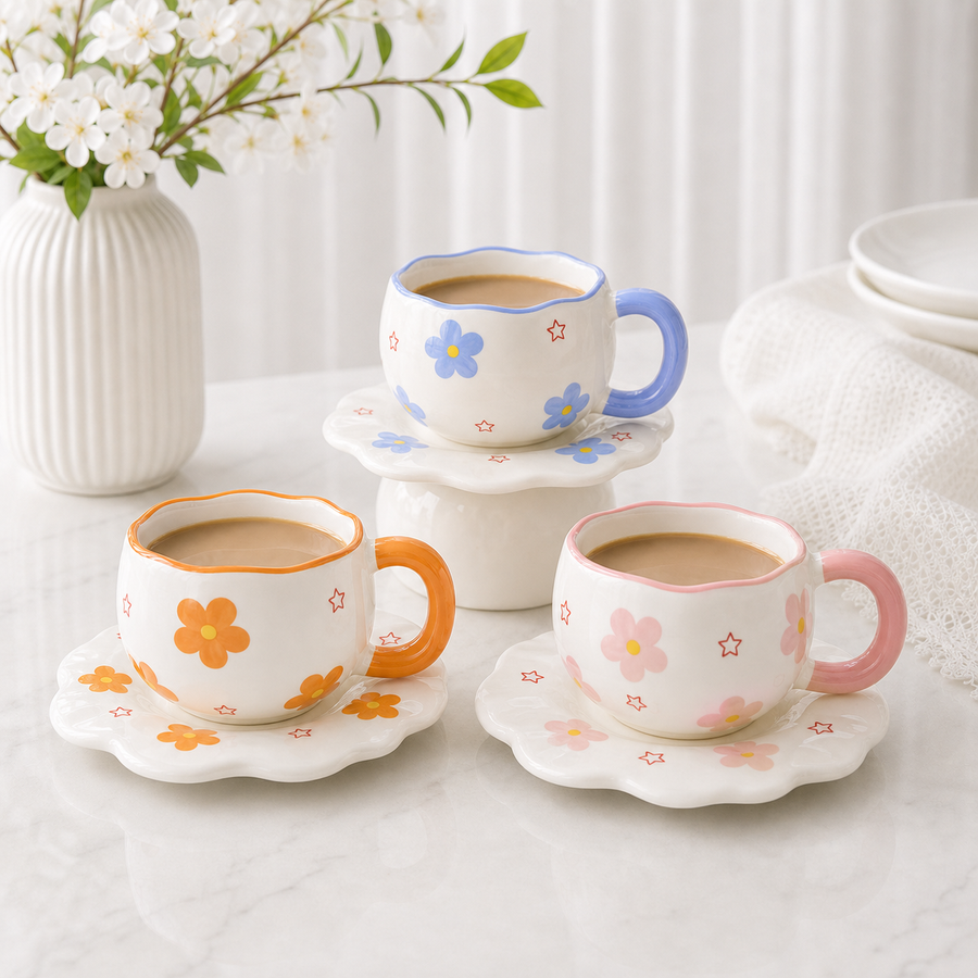 Cloud Cup & Saucer