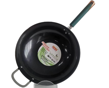 CTB 1.7mm Green Bottom Ceramic Nonstick Wok