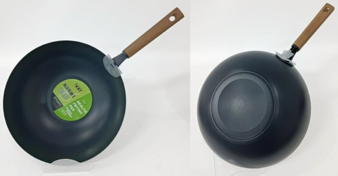 CTB 2.0mm Oil Saving Nonstick Flat Bottom Wok