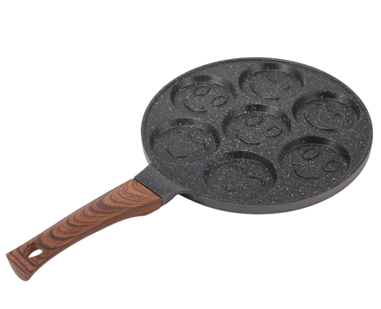 CTB 7-Hole Smiley Egg Frying Pan