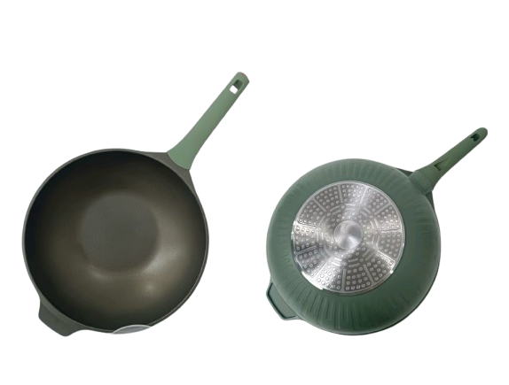 CTB Light Green Titanium Alloy Wok