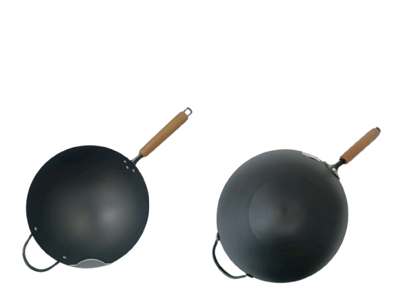 CTB Premium Iron Ribbed Double Matte Wok
