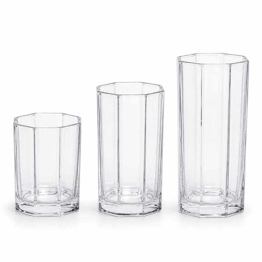 Glass-Octagonal Luo Cup