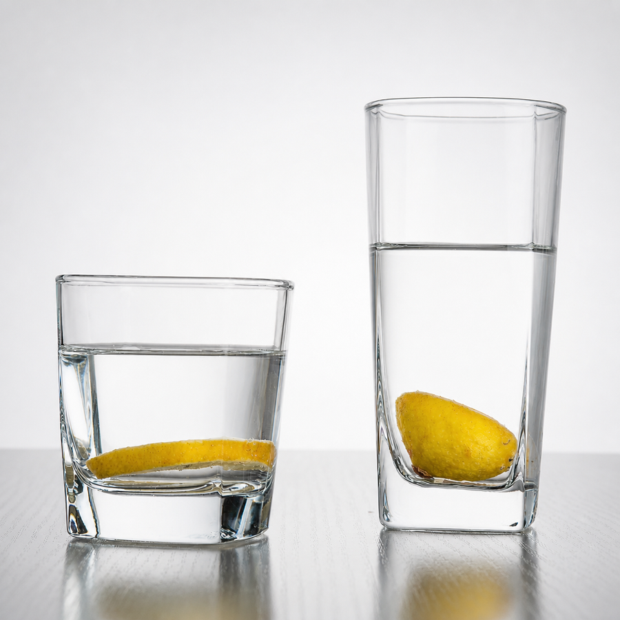Glass-Square water cup
