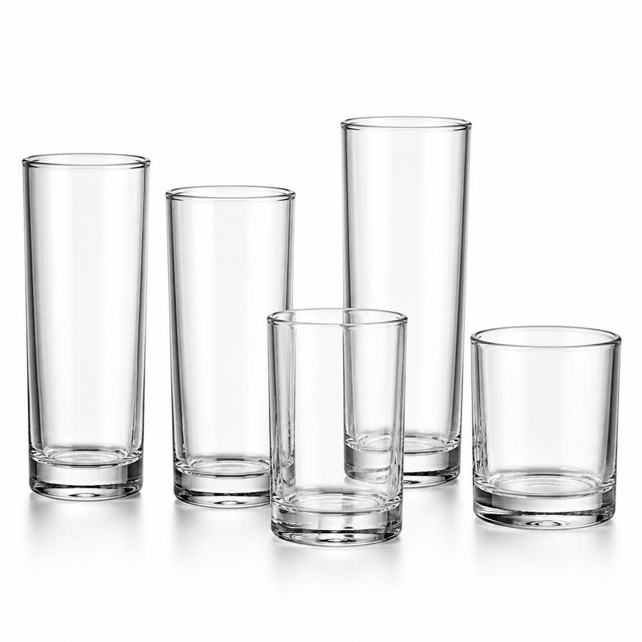 Glass-Straight-sided dinner cup