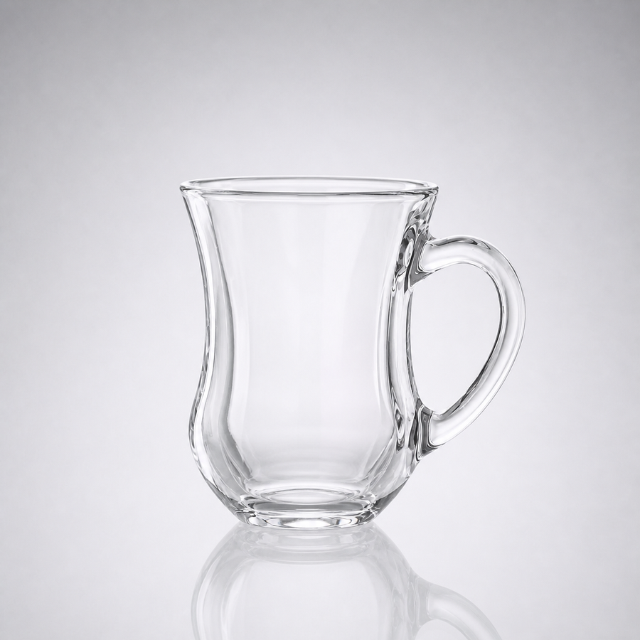Glass-Striped Pumpkin Cup