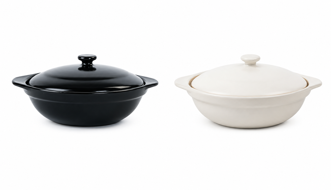 KS Mini Shallow Pot Series (White and Black)