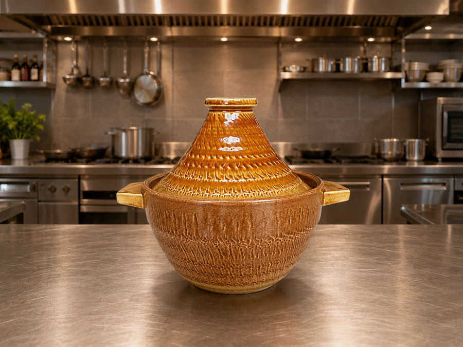 TL Straw Hat Claypot